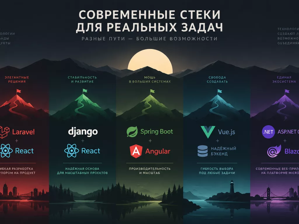Какой стек для разработки использовать при проектировании веб-приложения